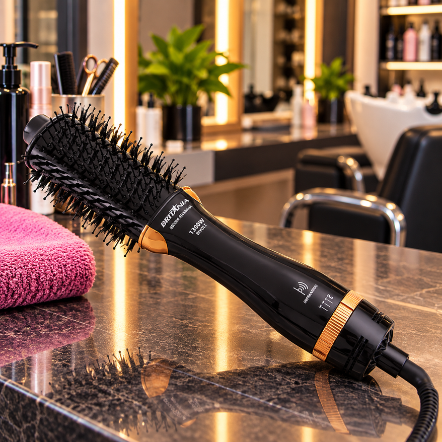 Escova Secadora Britânia 1300W Compacta